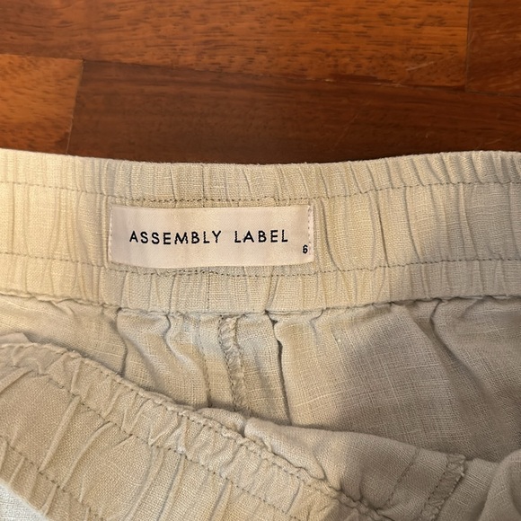 Assembly Label Linen Pant - Blue/White - Picture 3 of 4